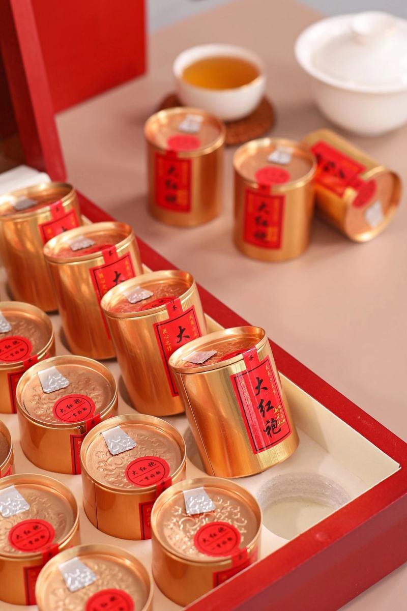 牛栏坑肉桂武夷大红袍茶叶乌龙茶250g小罐装礼盒茶叶