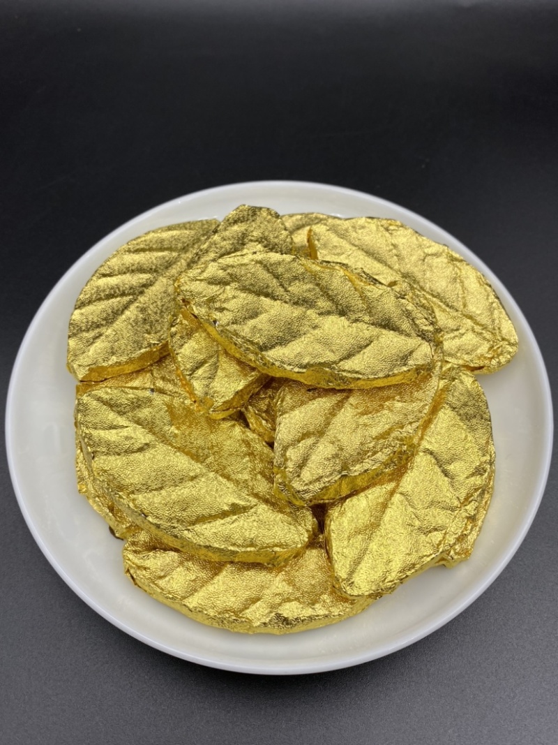 普洱茶熟茶250克69元金叶子一次一片方便携带
