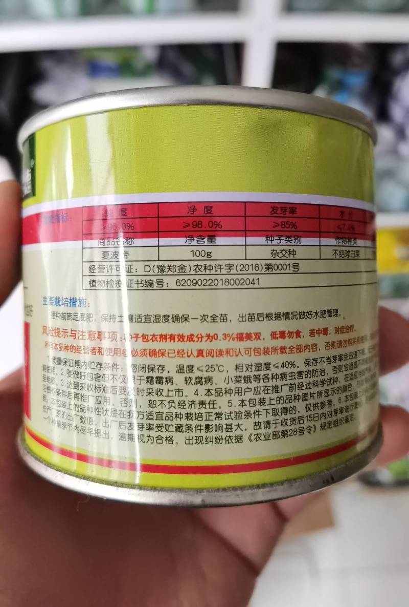 夏波帝青菜种子欧兰德夏波帝青梗菜种子耐湿热越夏
