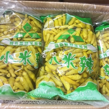 云南小米辣泡椒箱装野山椒批发