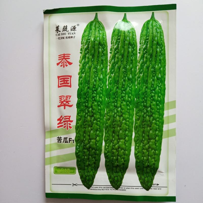 苦瓜种子翠绿苦瓜种子一代杂交品种基地专用品种种子