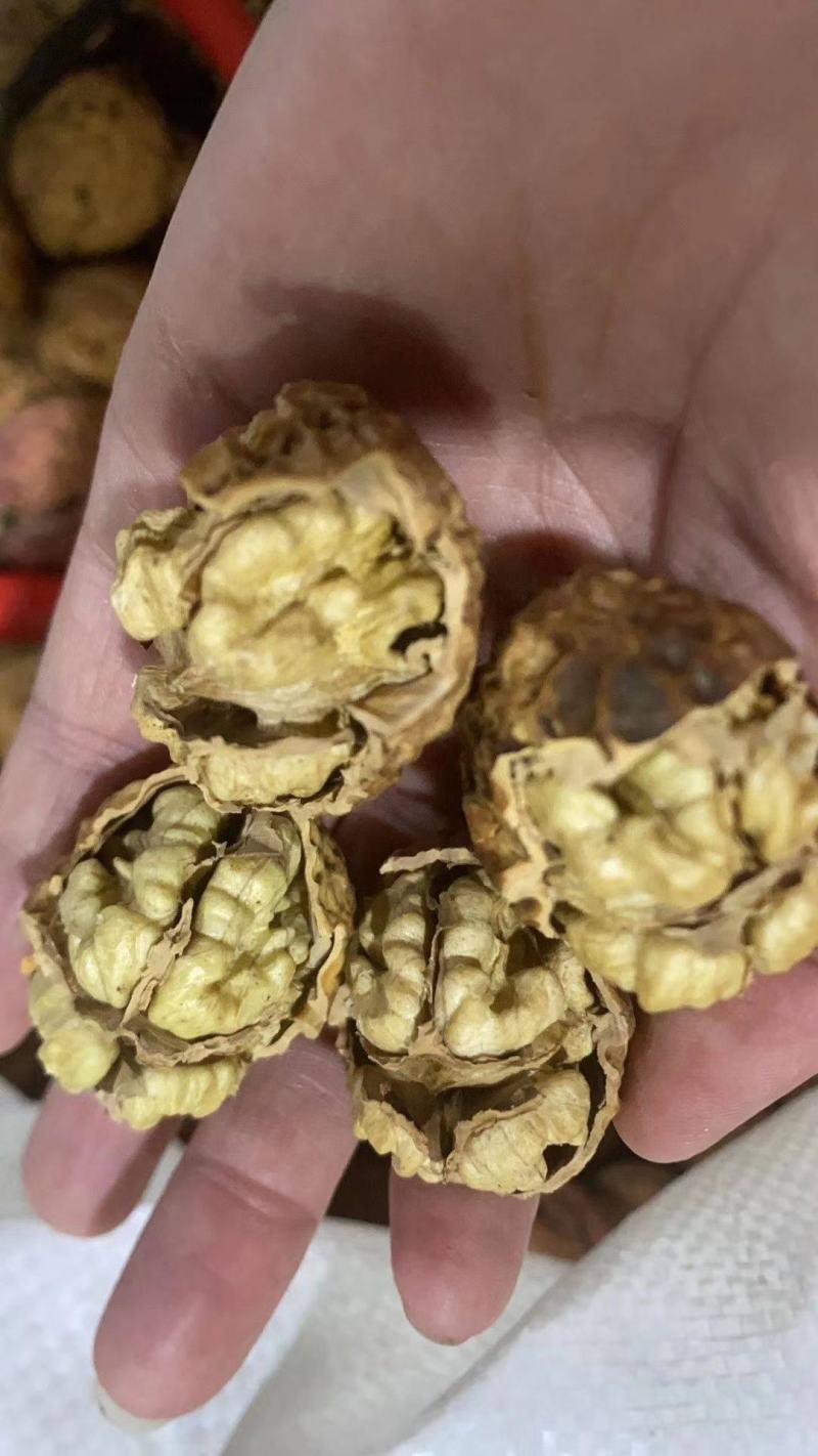云南麻子核桃皮薄肉大