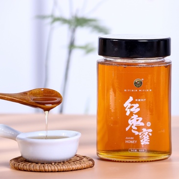 新疆阿克苏红枣蜜天然蜂蜜百花蜜成熟红枣原蜜水果花茶