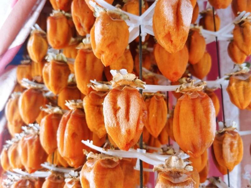 富平天然挂霜柿饼富平农家土特产礼盒装一件代发