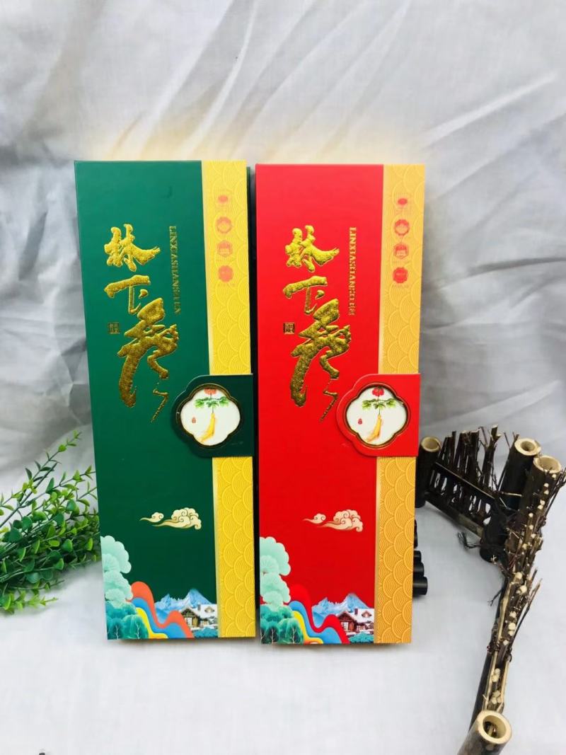 长白礼盒装林下参送礼东北土特产盒装礼品盒装
