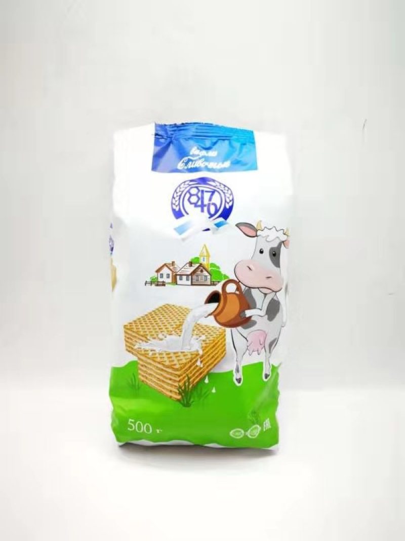 出售批发俄罗斯奶油威化饼干饼干零食网红休闲食品