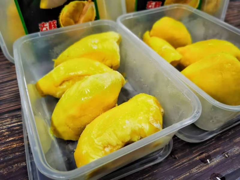 上上乐盒装榴莲肉冷冻树熟无核榴莲金枕头榴莲水果