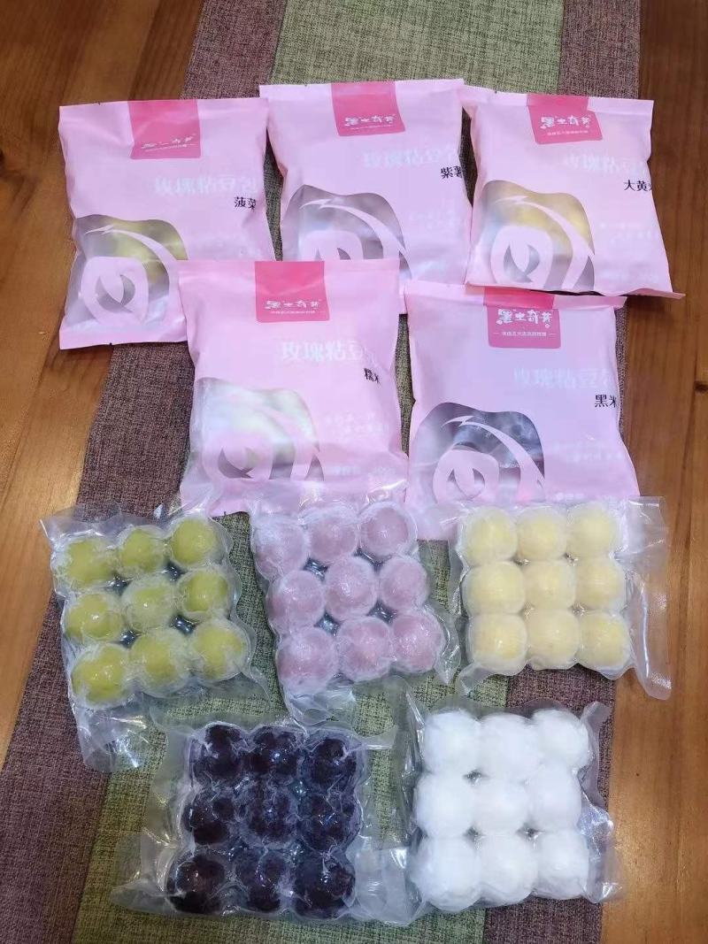 黑土奇芳玫瑰粘豆包礼盒装88元包邮1、有机种植的食用玫