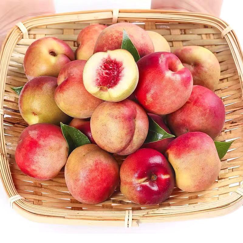 桃，青州蜜桃，甜脆，耐运输，现出售冷库冬雪蜜桃30万斤