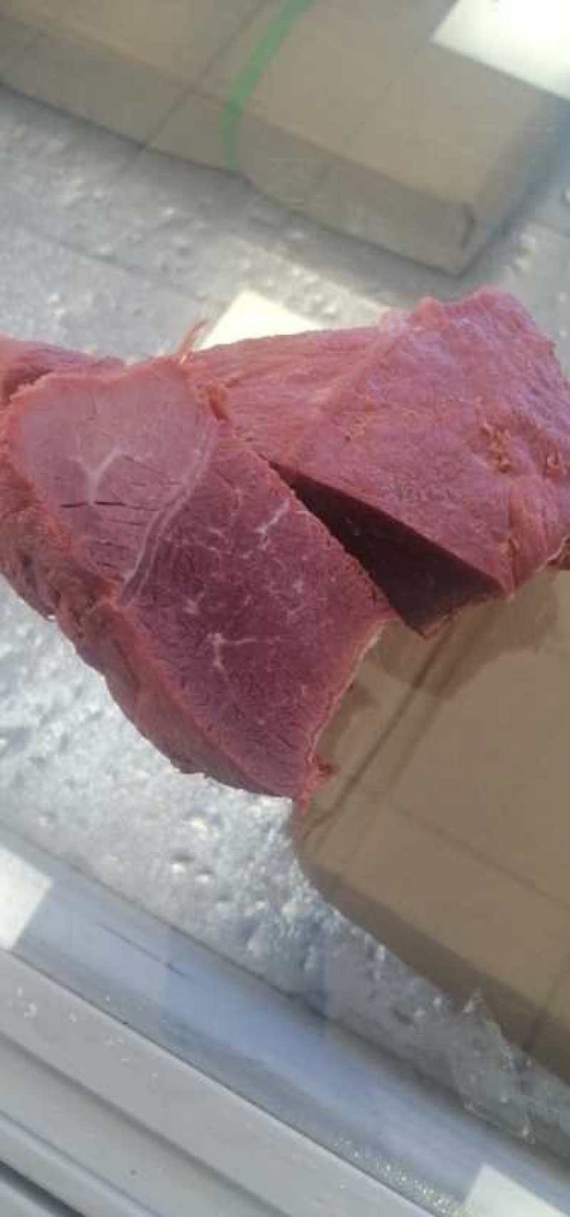 正儿八经的牛条形肉，八层熟，没打粉，没注水