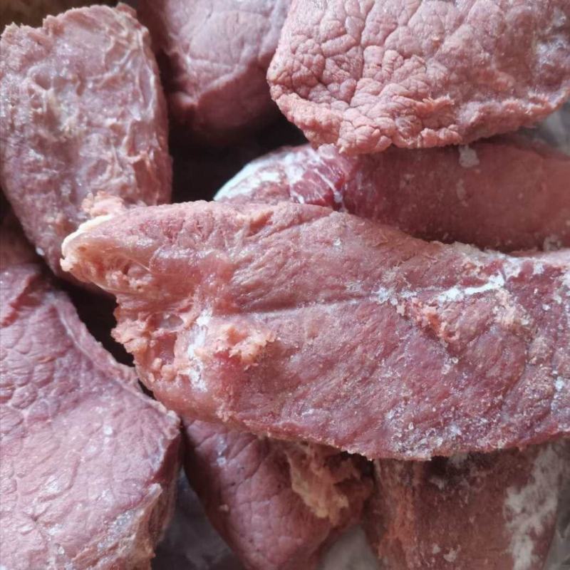 正儿八经的牛条形肉，八层熟，没打粉，没注水