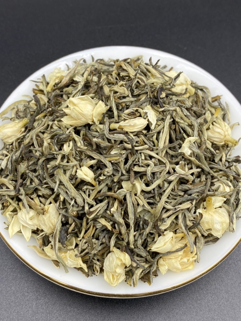 茉莉花茶飘雪250克99元包邮一斤一万多个芽头呢