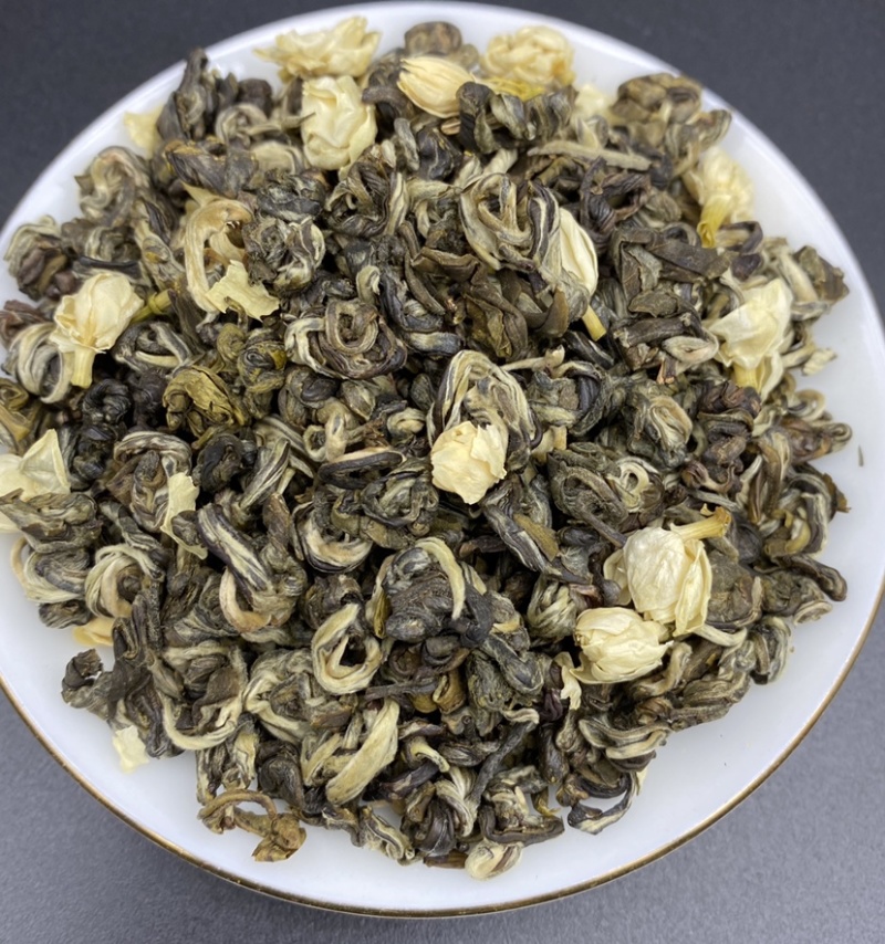 茉莉花茶绿茶碧螺春熏香五道工序好喝耐泡500克98元
