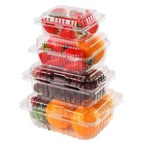 两斤装一次性水果盒子加厚果蔬食品保鲜盒果切打包盒榴莲盒草