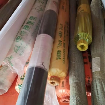 黑色地膜白地膜毛重5-8-11-20斤黑白相间地膜包邮!