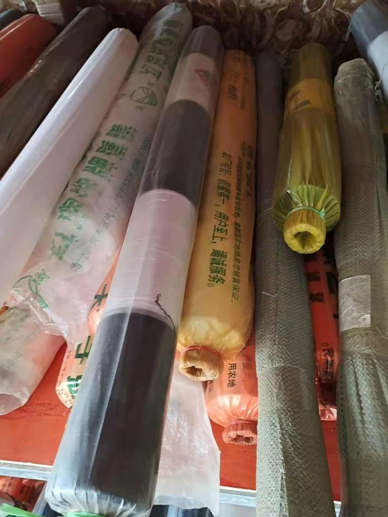 黑色地膜白地膜毛重5-8-11-20斤黑白相间地膜包邮！