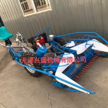 小麦浦草芦苇玉米秸秆收割打捆一体机全自动机械割捆机