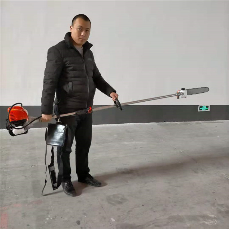 园林便携式高枝锯可更换多种工具头绿化伐木修枝高枝锯