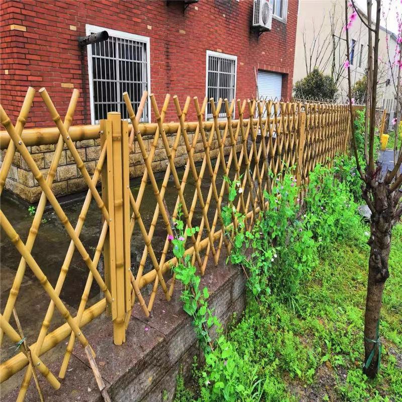 不锈钢仿竹护栏园林公园新农村竹节隔离栅栏仿真竹子篱笆围栏