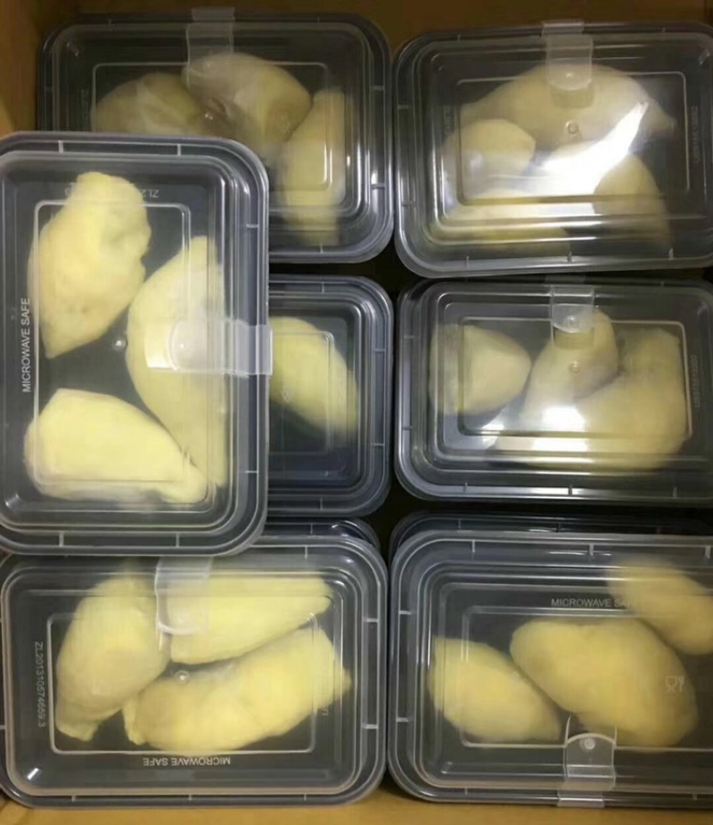泰国进口金枕头榴莲冻果肉1000克/袋带籽榴莲肉