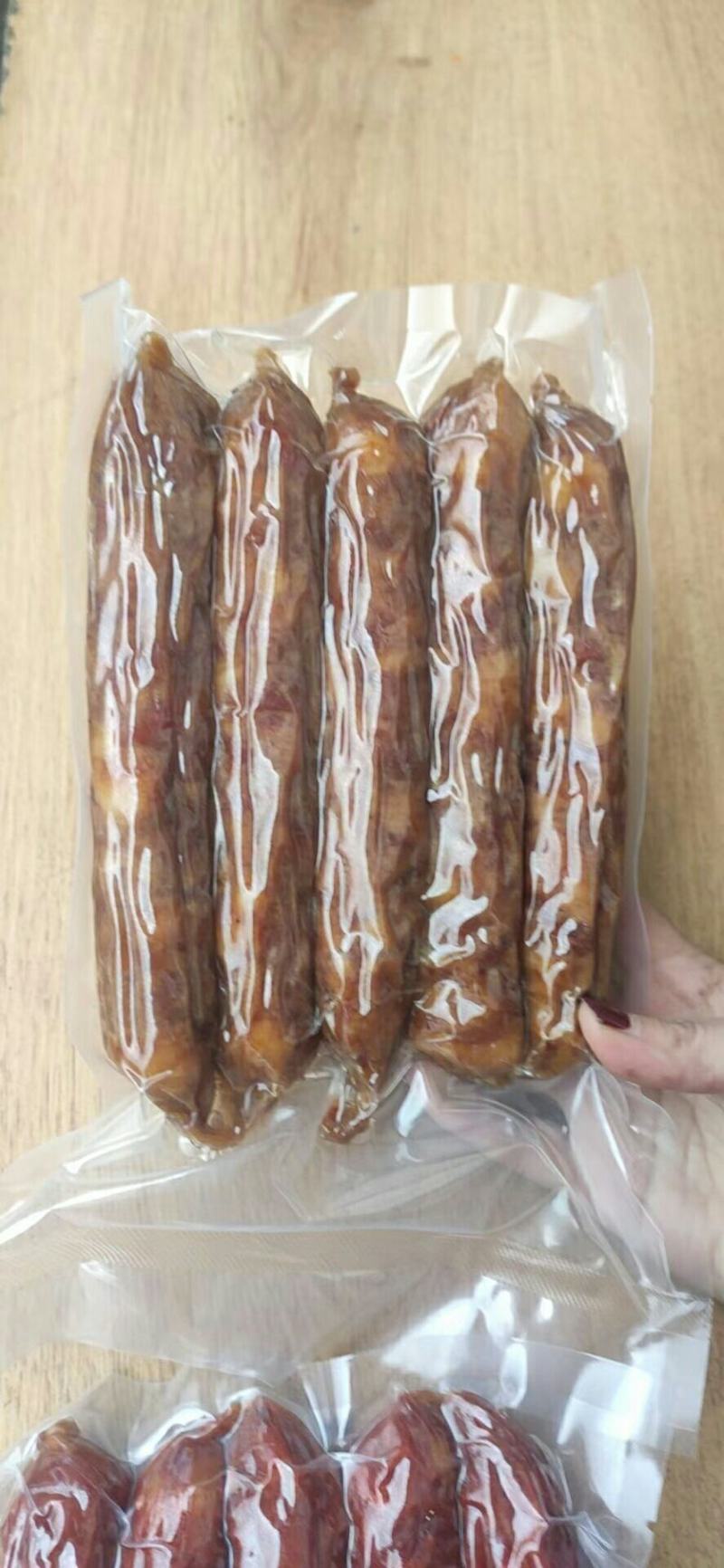 四川特产批发年货纯肉香肠真空包装风干香肠麻辣味，甜味香肠