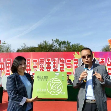 梨果之乡隰县玉露香，皮薄肉嫩，核小。