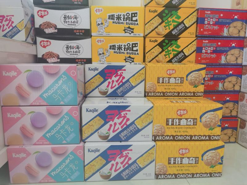 三只兔子嗨吃家卡其乐饼干系列