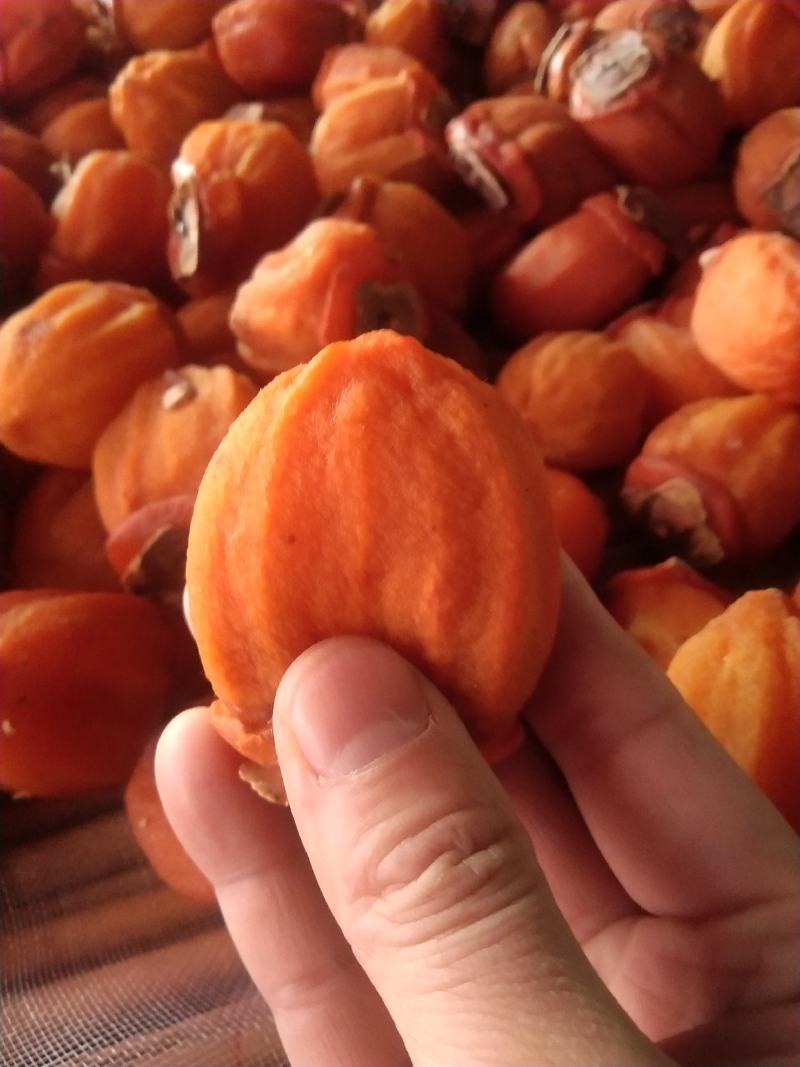 山东霜降流心柿饼上市