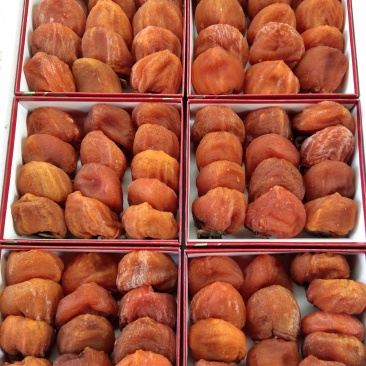 山东霜降流心柿饼上市