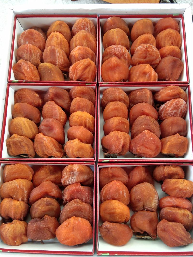 山东霜降流心柿饼上市