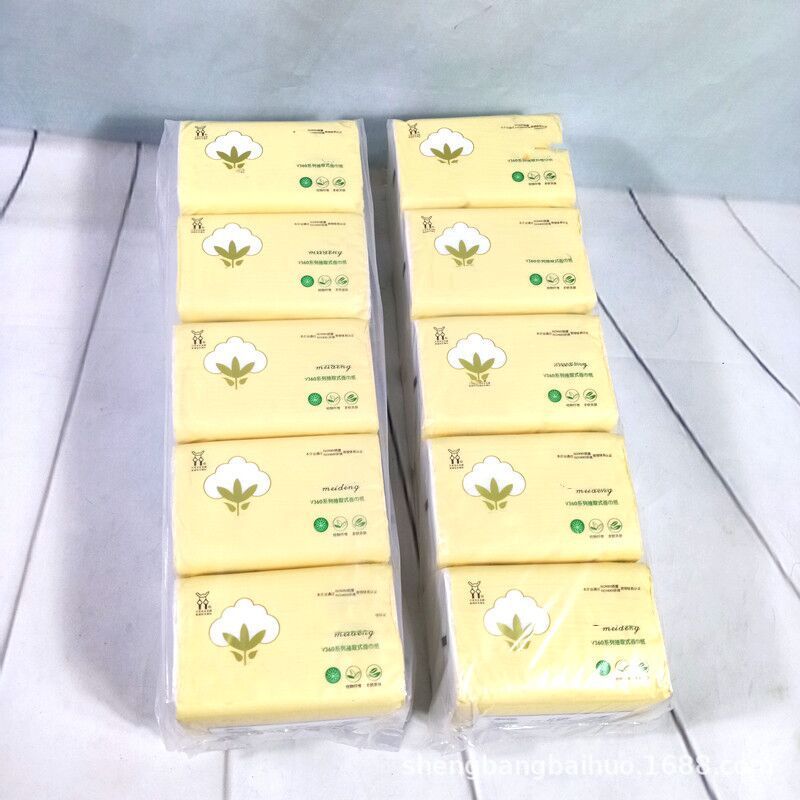 5包一提抽纸家用纸巾套装厨房餐厅用餐巾纸跑江湖地推礼品批