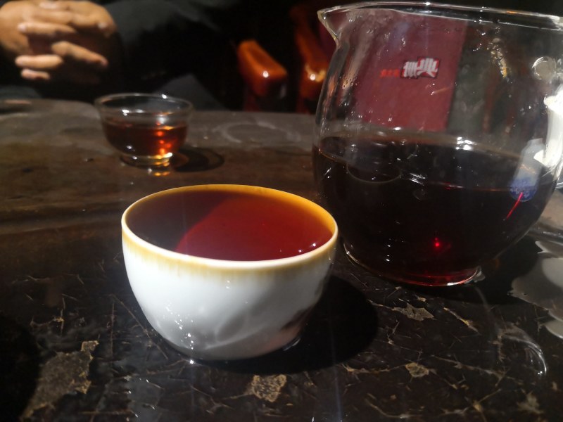 普洱茶宫廷熟茶饼357g