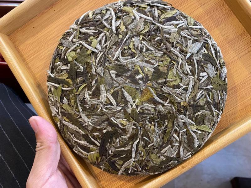 福鼎白茶2020年一级白牡丹饼300克牡丹饼