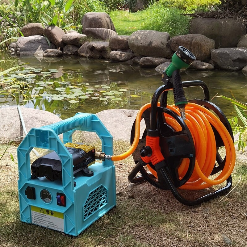 家用充电式自吸泵便携式浇花打药洗车水泵户外浇菜小泵抽水机