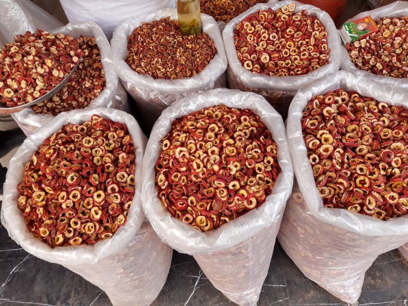 无核山楂干泡茶片干山楂片泡水中心圈无籽去核新鲜