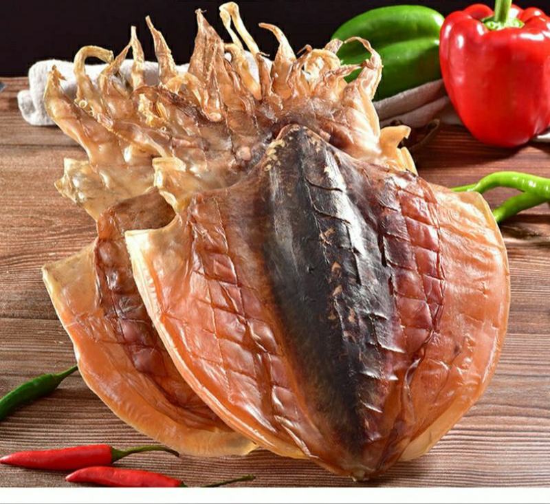 深水墨鱼干海鲜干货肉质肥厚入口鲜香美味（干货包邮）