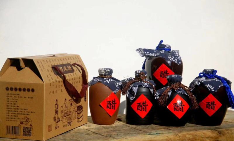 山西纯酿小米醋无添加无勾兑传统工艺大缸酿造非物质文化遗产