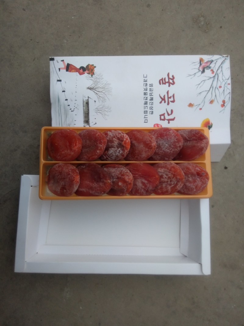 【精品推荐】吊霜柿饼独立包装一件代发山东柿饼非富平柿饼