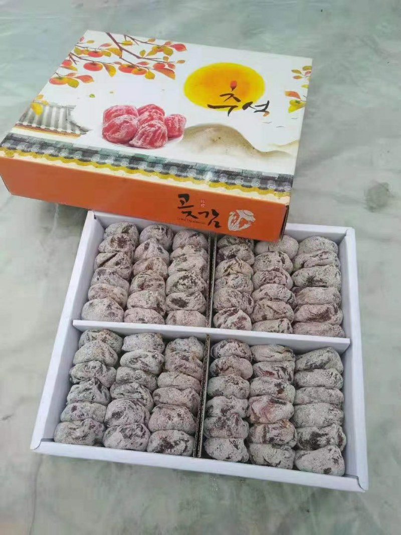 【精品推荐】吊霜柿饼独立包装一件代发山东柿饼非富平柿饼