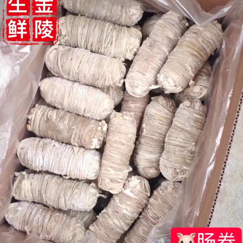 冷冻生鲜猪小肠卷肠衣扎肠枯肠卤菜店半成品20斤/箱江浙沪