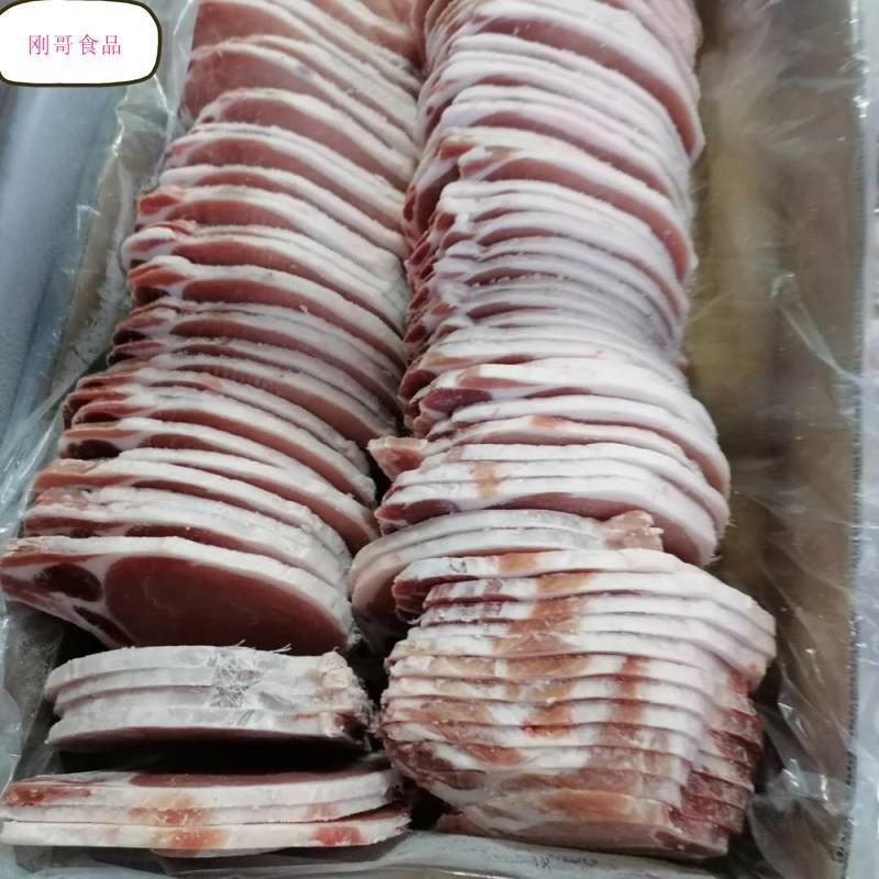 猪大排片冷冻新鲜猪大排片猪肉切片20斤100片左右江浙