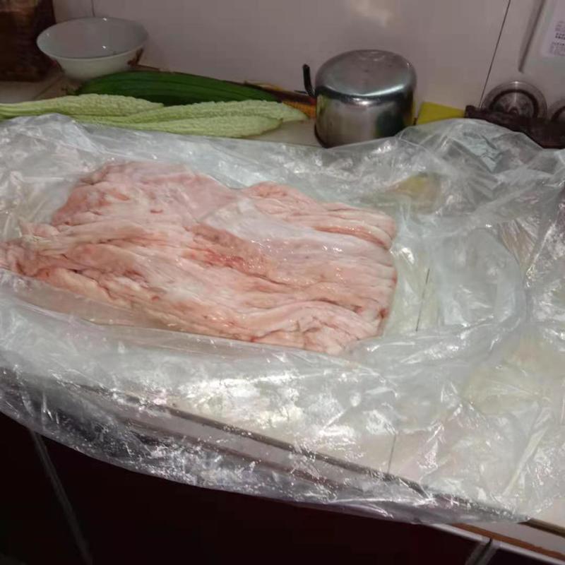 新鲜冷冻猪板油20斤大板肉油烘焙起酥油油渣新鲜商用生猪油