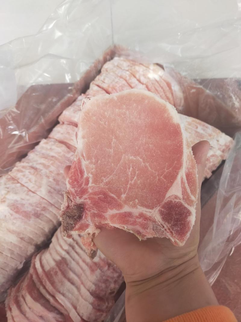 新鲜冷冻猪大排片现切猪排片4斤装带骨猪排片大排面大排饭约