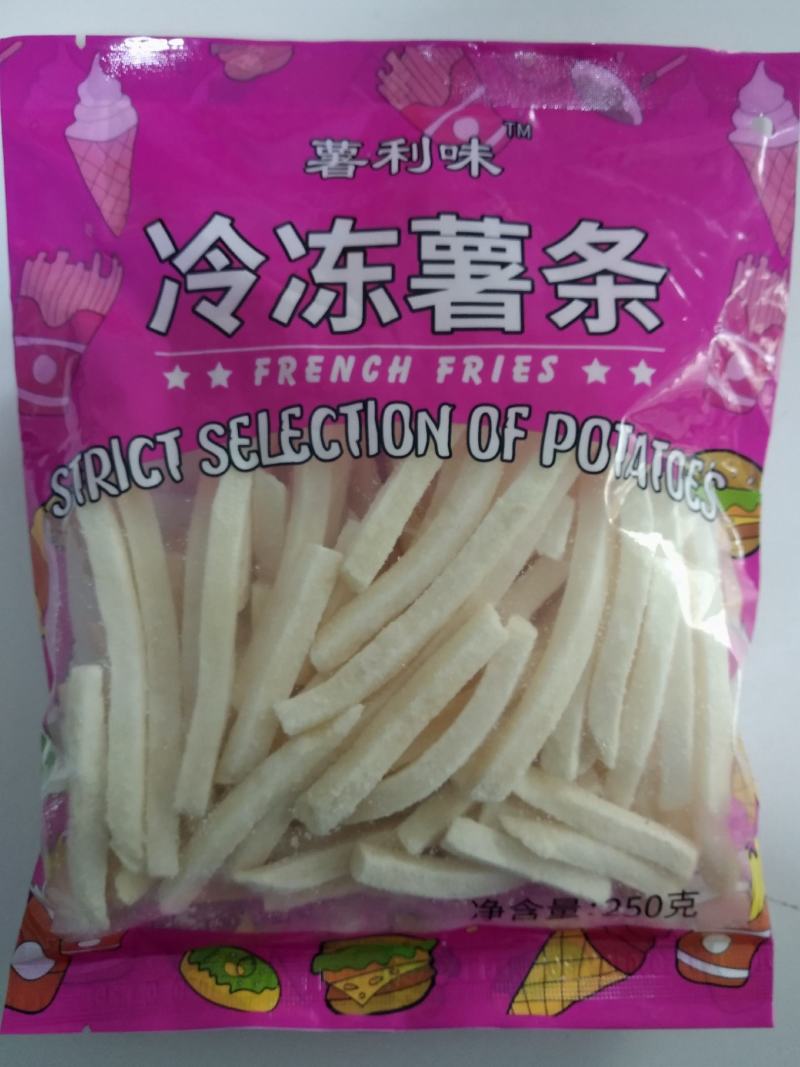 冷冻薯条厂家直销冷冻薯条肯德基专供1/4细薯