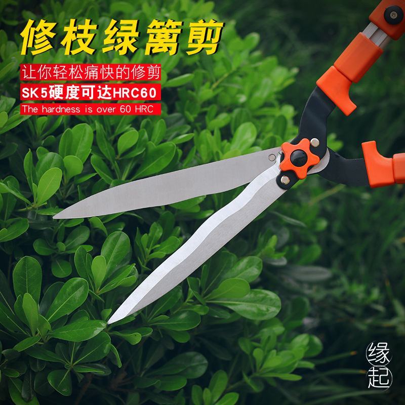绿篱剪大剪刀伸缩园林剪强力园艺家用草坪修剪花草剪树枝