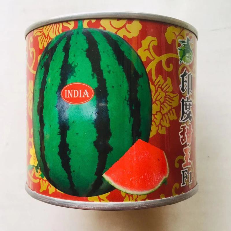 印度甜王西瓜种子早熟抗旱耐湿抗裂皮薄大果西瓜种籽基地专用