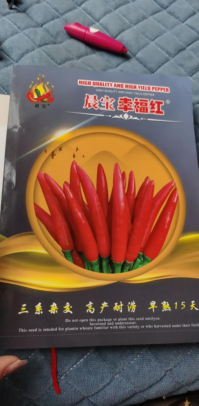 【晨宝种业】幸福红高辣朝天椒种子高产抗病
