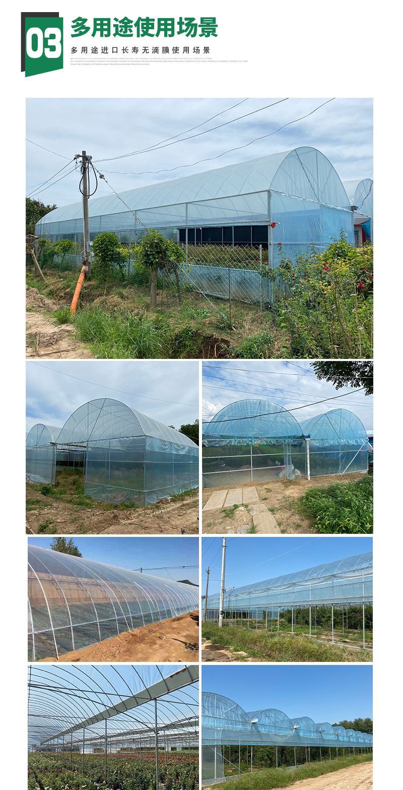 抗老化大棚膜无滴膜透明加厚塑料布农用塑料薄膜养殖蔬菜保温