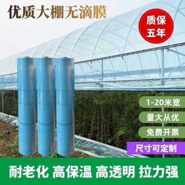 抗老化大棚膜无滴膜透明加厚塑料布农用塑料薄膜养殖蔬菜保温