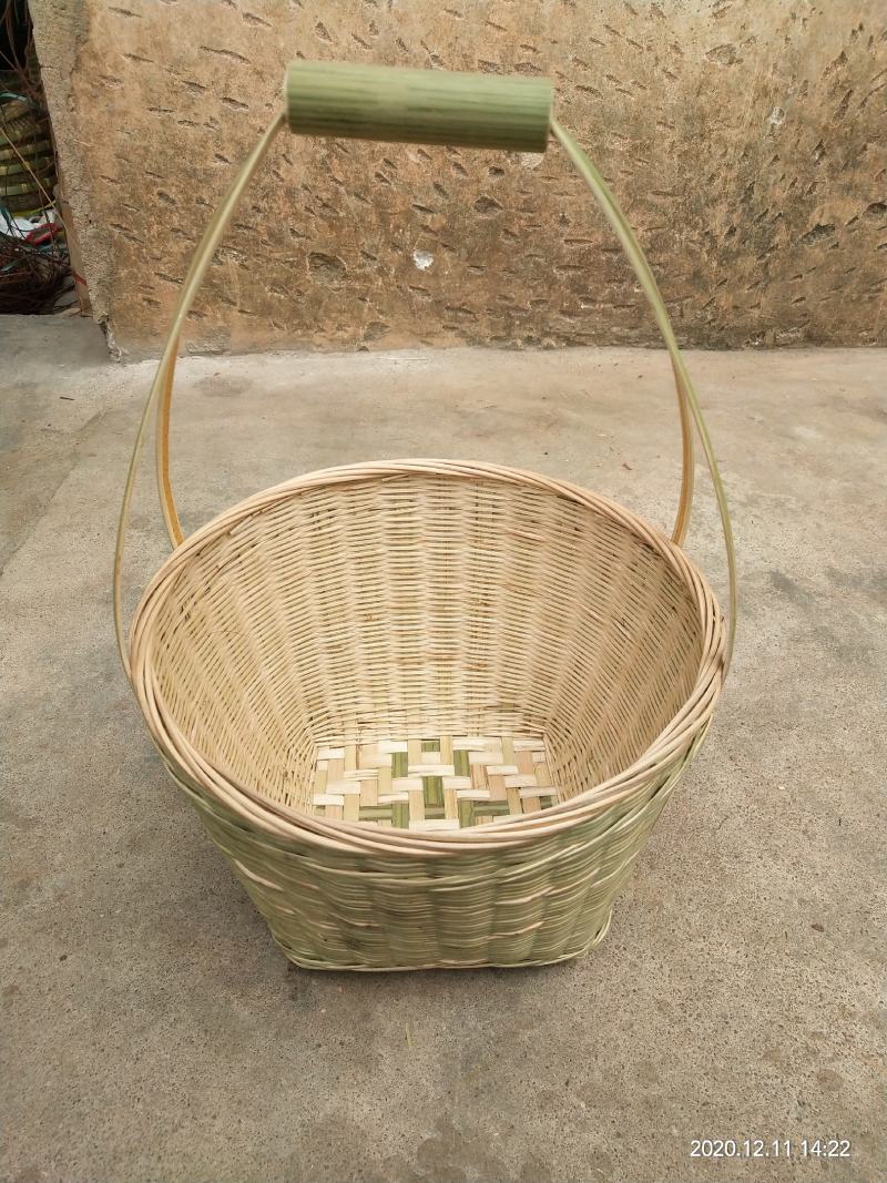 竹编竹制品手提篮碗篮船篮
